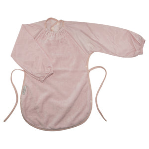 Messy eater bib - antique pink