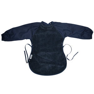 Messy eater bib - navy