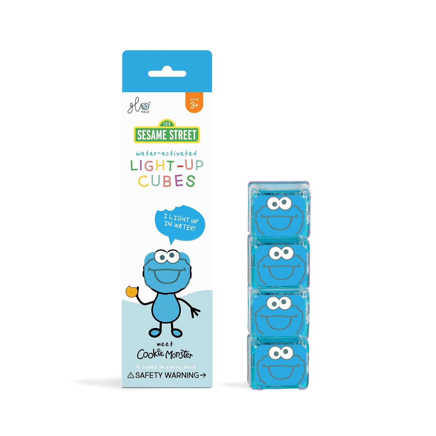 Glo Pals - 4 lampjes - Cookie Monster