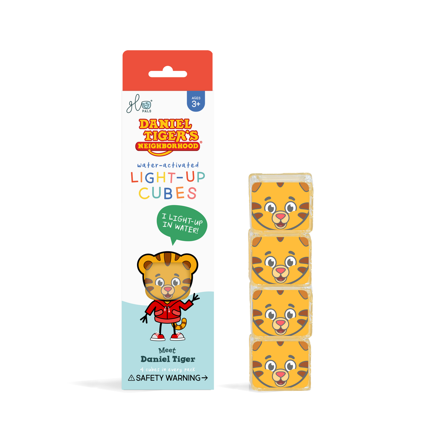Glo Pals - 4 lampjes - Daniel Tiger