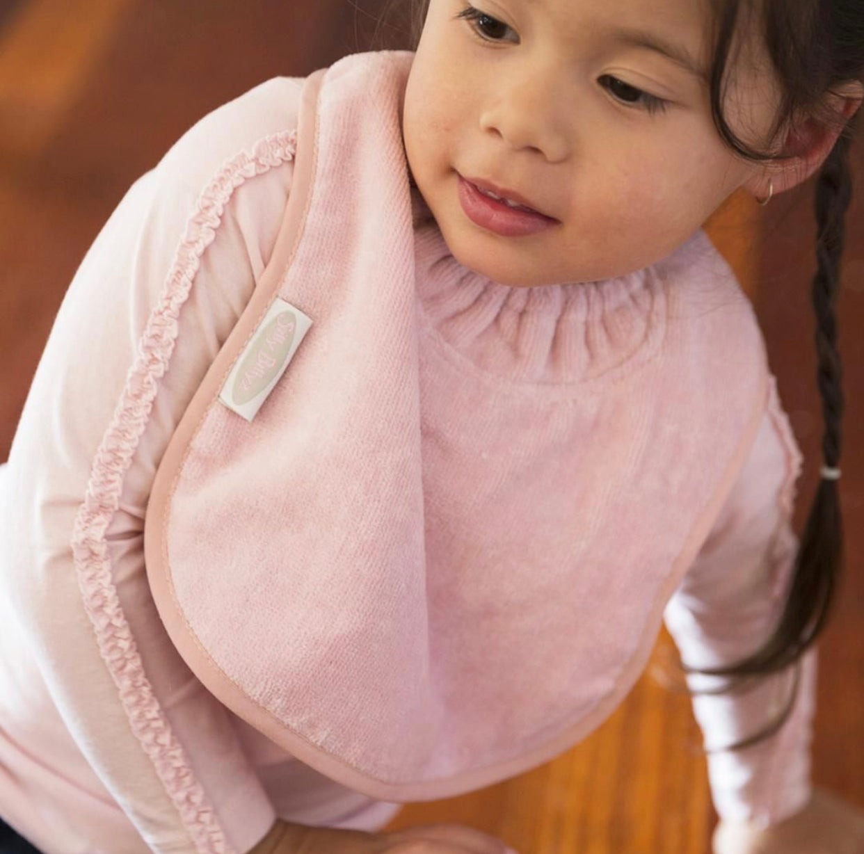 Large Bib - antique pink